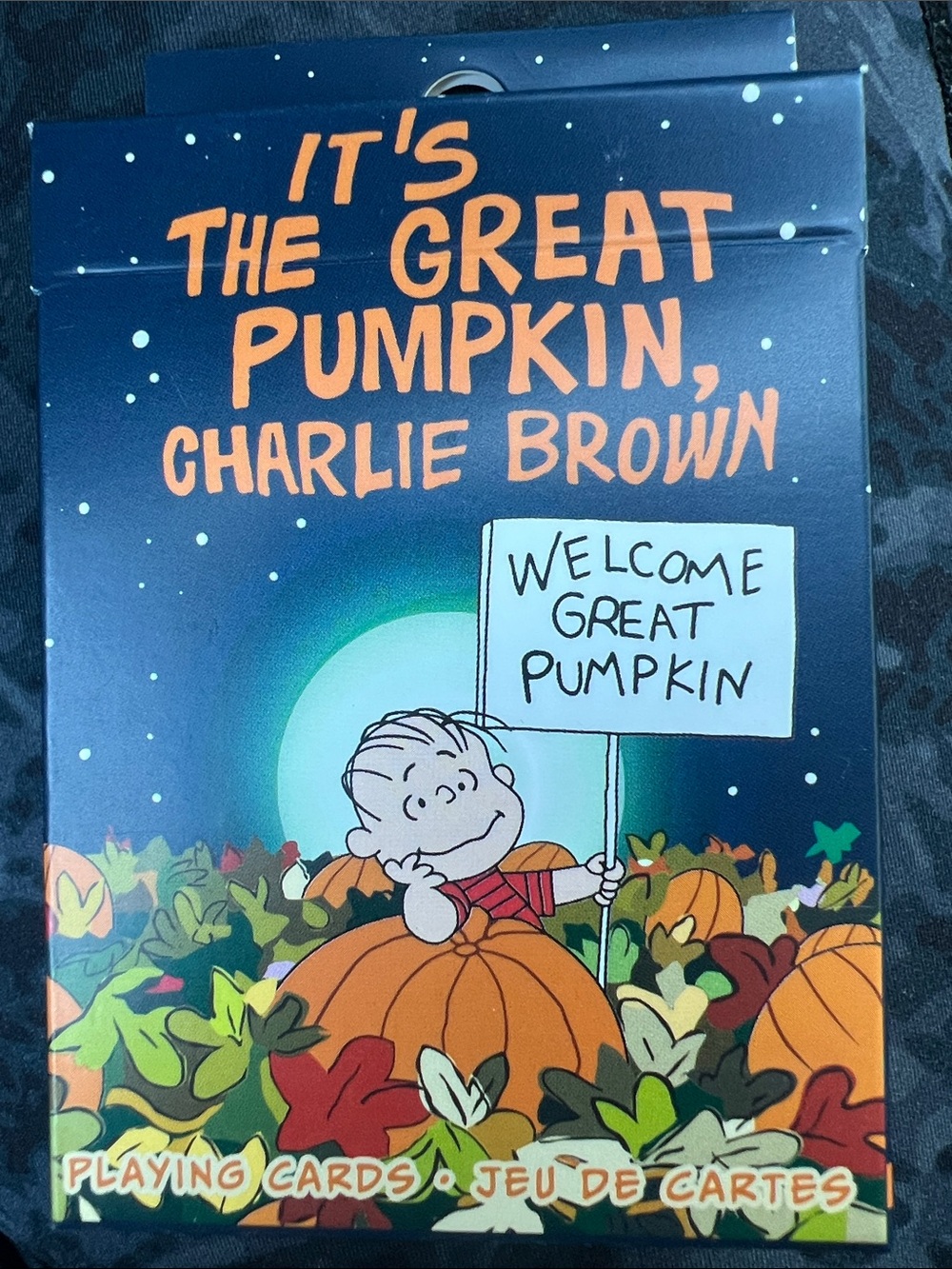Peanuts its the great Pumpkin 🎃 playing cards — NEW